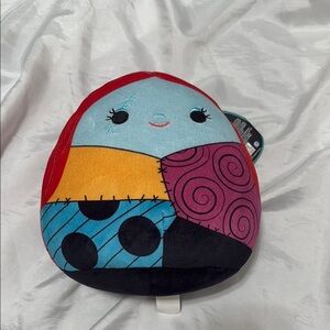Disney Squishmallows Sally Plush with Red and Blue Features